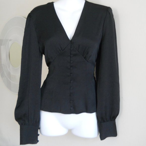 All Saints Tops - All Saints Amalie Satin corset top US 4 XS/S NWT